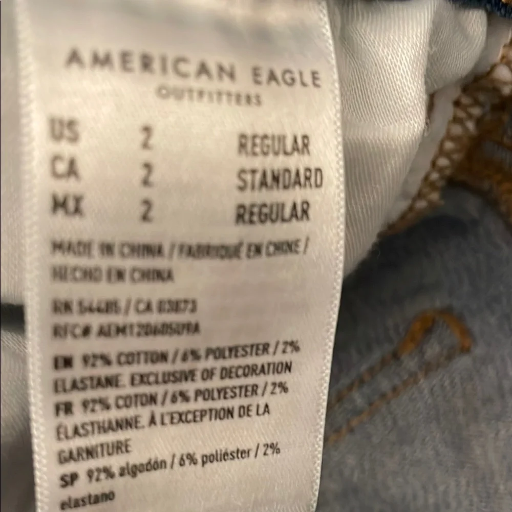 American Eagle Outfitters Women's Blue Jeans - Picture 4 of 13
